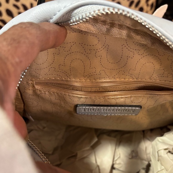 True Religion Blue Backpack with Studded Emblem - Picture 5 of 7